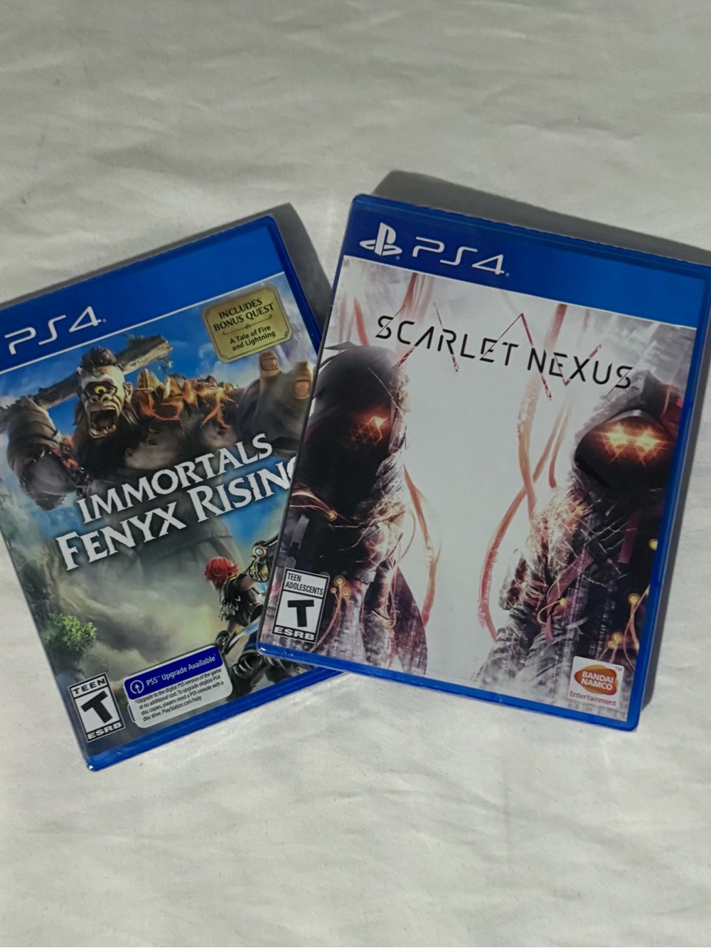 Scarlet Nexus / Immortals Fenyx Rising PS4 Game Bundle